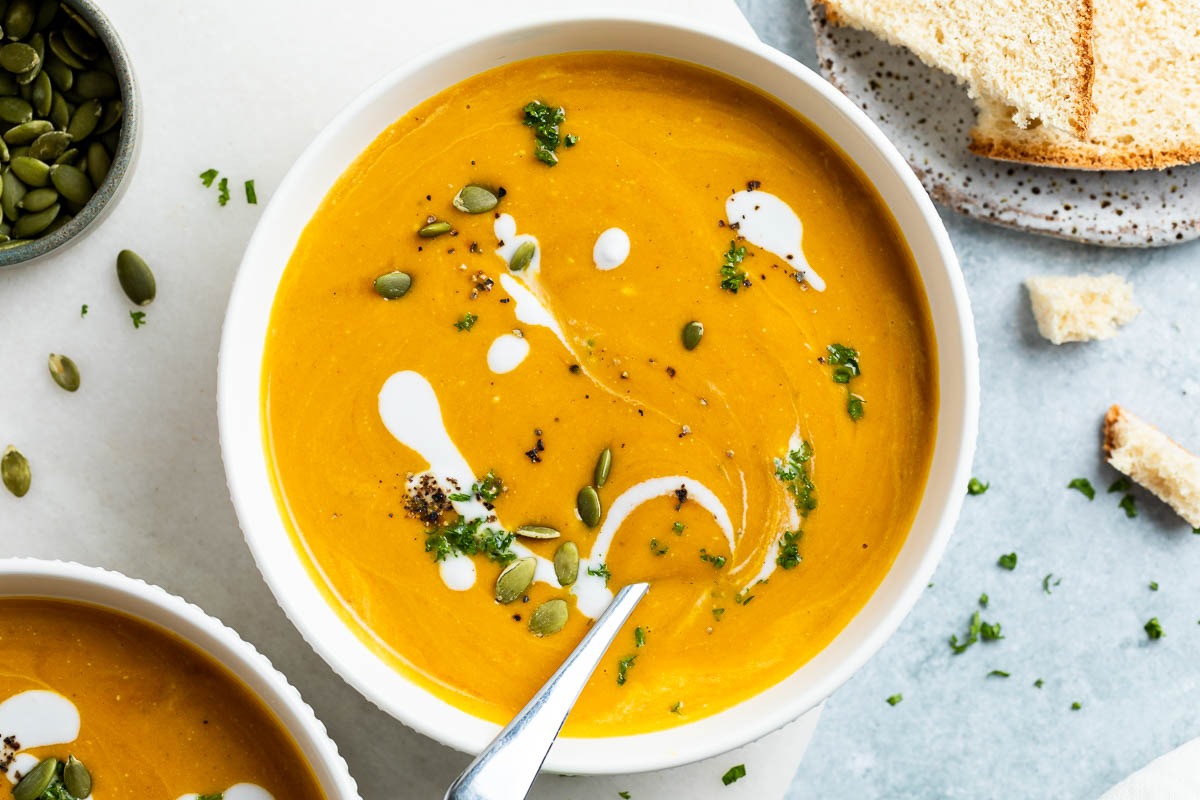 Pumpkin Carrot Soup Mrs Jones's Kitchen