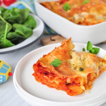 Cheese and Tomato Vegetarian Lasagna