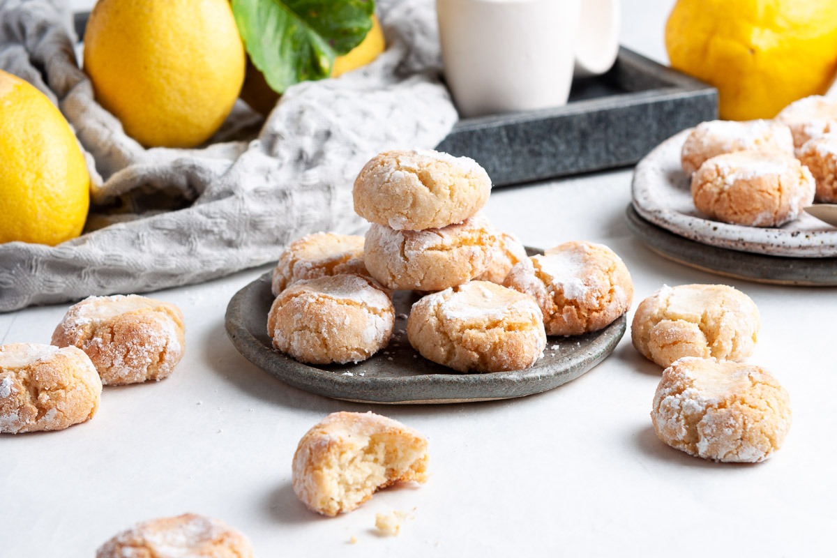Paste di Mandorla - Italian Lemon Almond Biscuits - Mrs Jones's Kitchen