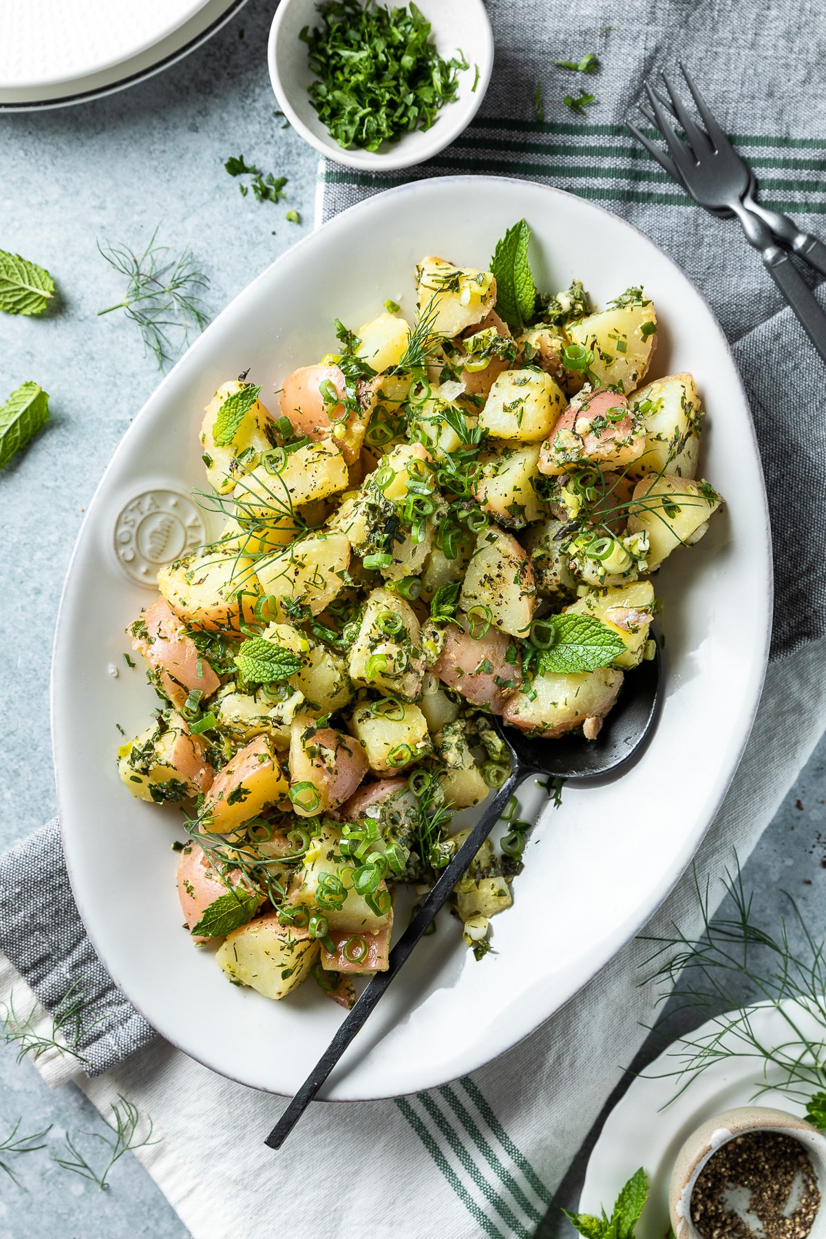Herbed Potato Salad - Mrs Jones's Kitchen